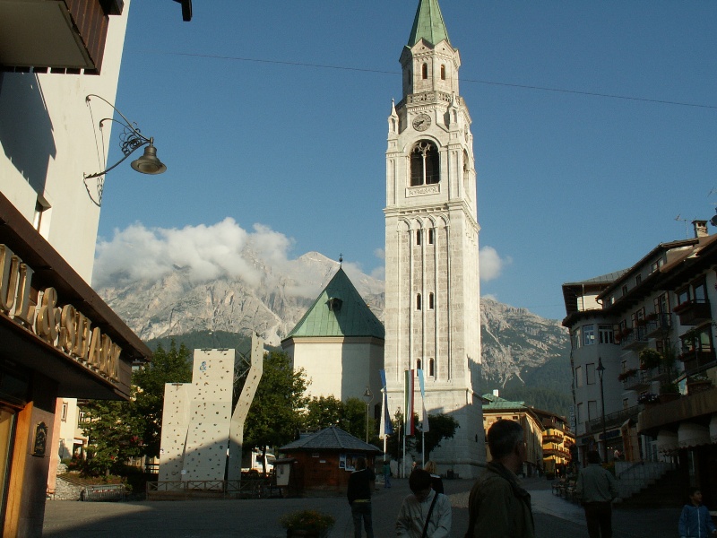 Cortina d´Ampezzo - významné lyžařské středisko